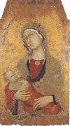 Simone Martini Madonna with Child (mk39) Spain oil painting artist